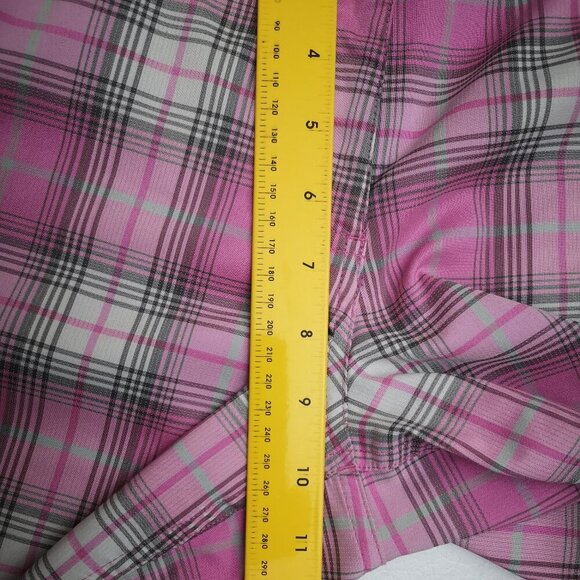 Nike Golf Tour Performance Dri-Fit Ladies Size 14 Plaid Shorts - Picture 12 of 13